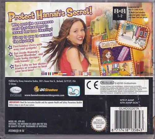 Hannah Montana - Nintendo DS (B Grade) (Genbrug)